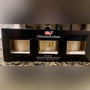 NEW Vineyards Vines Scented Candle  Set of 3